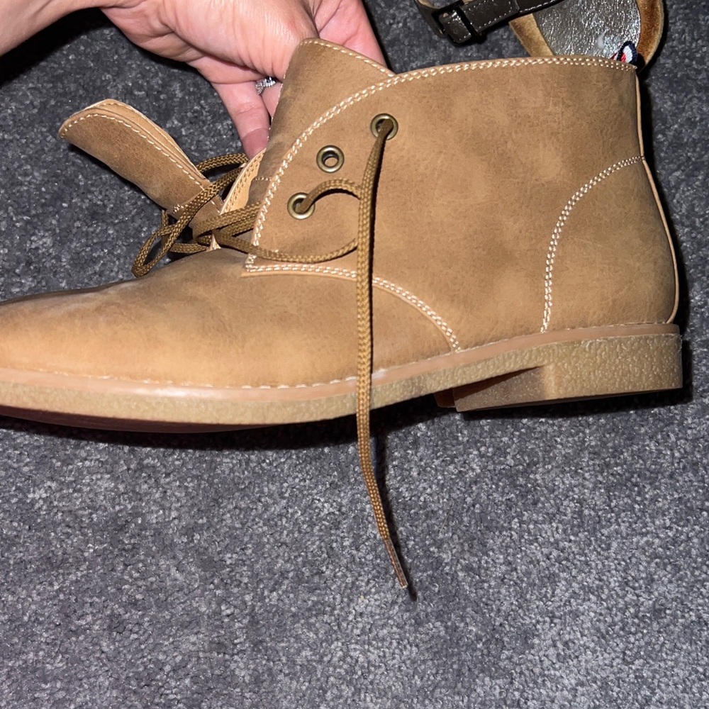 Tommy Hilfiger Brown Leather Loafers